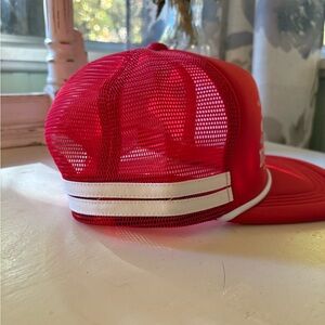 Red unisex Trucker Hat